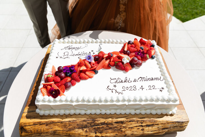 春のオリジナルウエディングケーキ♡｜ブログ｜Mia Via